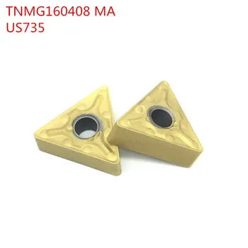 100TK TNMG160404/08-MA US735 karbiid Sisesta keerates vahend cnc vahend Sisemise Keerates Vahend või Välise Toite Tööriist