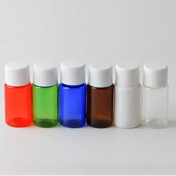 10ml Pudelid Soonilised Must Kruvi Ülemine Kork, PET-Pudelid, 10cc LEMMIKLOOMA Konteiner, plastpakendid LX8695