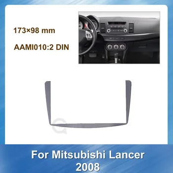 2 Din Auto Raadio Sidekirmega jaoks Mitsubishi Lancer 2008 Auto DVD Mängija raami Sisekujundus paigalduskomplekt DVD Mängija, Stereo Plaat Raami Paneel