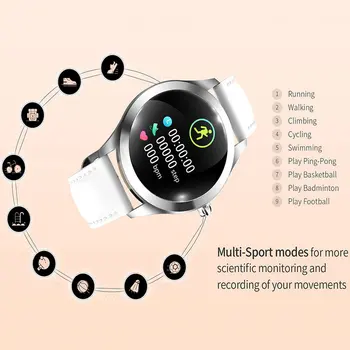 2020 Naiste Smart Watch IP68 Veekindel Käevõru Südame Löögisageduse Monitor Magada Järelevalve Käevõru Sport Naine Watch Android ja IOS