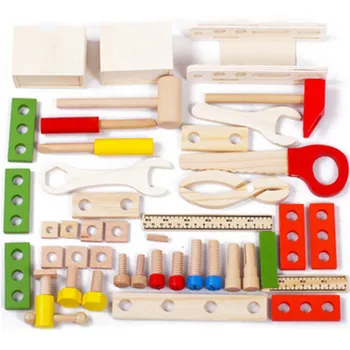2020Montessori Haridus-Puidust mänguasi 3D Puzzle Remont Puidust Kasti Remont Puidust Meele Matemaatika Pusle Koolituse Õppe Mänguasi