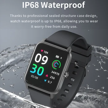 2021 Originaal IP68 Veekindel DIY Dial Mehed Naised Smart Watch Sport Südame löögisageduse une Täis touch Smartwatch Android ja IOS