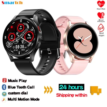 2021 Uus Naiste Smart Watch 1.28 Tolline Ümmargune Ekraan BT Kõne Kellad Südame Löögisageduse ja Vere Hapniku Jälgida Fitness Tracker Mehed Smartwatch