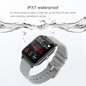 2021 Uus P8 Värvi Ekraan Smart Watch Naised mehed Täis Touch Fitness Tracker vererõhk Smart Kella Naiste Smartwatch jaoks Xiaomi