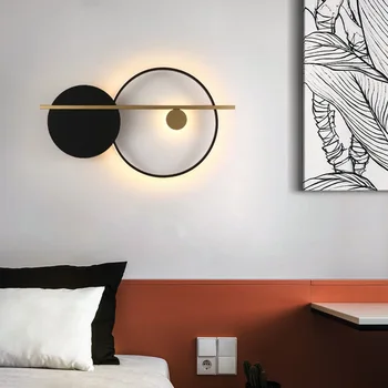 2021 Uus Põhjamaade minimalistlik magamistuba öö lambi elutuba taust seina lamp disainer isiksuse seinavalgusti