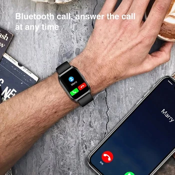 2021 Uus Smart Watch Mehed IP67, Veekindel Sport Fitness Tracker Ilm Ekraan Bluetooth Kõne Daamid Smartwatch Android ja IOS