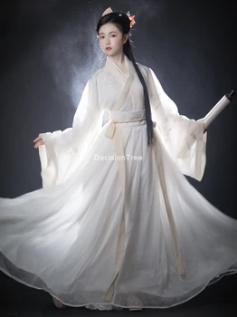 2022 idamaise traditsioonilise hiina hanfu kleit naistele sifonki rahvatantsu kostüümid naiste vintage tang printsess kleit ülikond