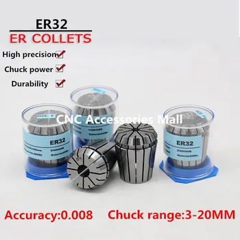 20pcs ER32 suure täpsusega 0.008 mm Kevadel Collet chuck Eest CNC Graveerimine Freesimine