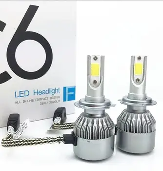 20sets/Palju Hotsale Kõrge Kvaliteedi 30W 3000LM C6 2Side COB LED-Esitulede Komplekt H1 H3 H7 H8 H9 H10 H11 9005 9006 880