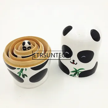 20sets Panda Matryoshka Nukud Käsitöö Maali vene Pesitsevate Nukud, Mänguasjad Armas Panda vene Nukud Lastele Kingitus