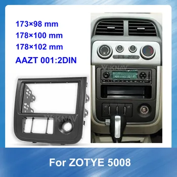 2DIN Car-Stereo-DVD-R Sidekirmega kohta ZOTYE 5008 Audio Mängija, Paneel Adapter Raami Dash Mount paigalduskomplekt