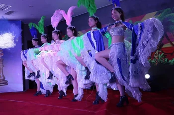 360 kraadi suur varruka avamise show tantsu kostüüm karnevali etapp etendus riided