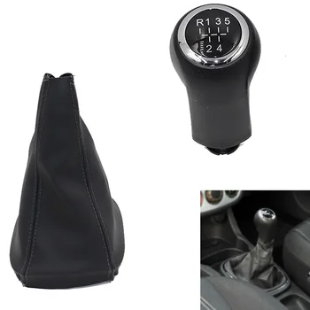 5/6 Kiirus Auto Gear Shift Knob Gaiter Boot Kaas Opel Vauxhall Astra Corsa D 2005-2012