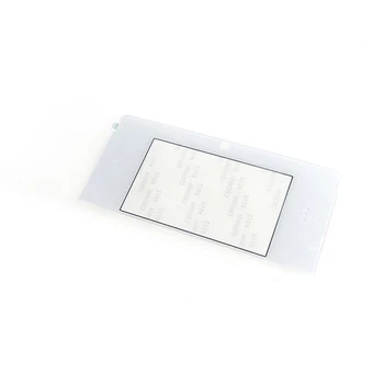 50TK kvaliteetne Asendamine plastikust ülemine eesmine lcd-ekraani raami objektiivi varjuki eest 3DS varuosade must valge