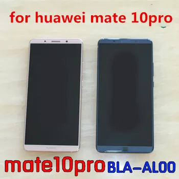 Algne jaoks huawei Mate10pro BLA-AL00 puutetundlik LCD ekraan koos raami ilma sõrmejälgede eest huawei Mate10pro