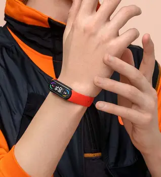 Algne Xiaomi Mi Band 6 Sport Käepaela Südame Löögisageduse Fitness Tracker Bluetooth 1.56 