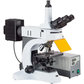 AmScope 40X-1000X Püsti Fluorestsents-Mikroskoobi Pöörleva Multi-filter Torn FM820T