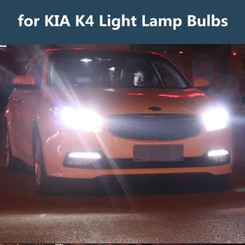 Auto Kerge lambipirnid LED KIA 4 Pr 14-17 mudeleid, LED H7 H1 6000K 12V 90w 4 Pr LED-Esitulede Komplekt