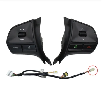 Auto Rooli Kontrolli Nuppu KIA K2 RIO 2011-Audio Bluetooth Telefoni Helitugevuse Lüliti Asendada Auto Osad