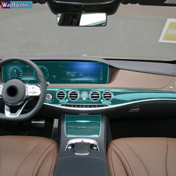 Auto Salongi Kesk Konsoolist Navigatsiooni TPÜ Transparebt Kaitsva Kile Mercedes Benz S-Klass W222-Praegune Tarvikud