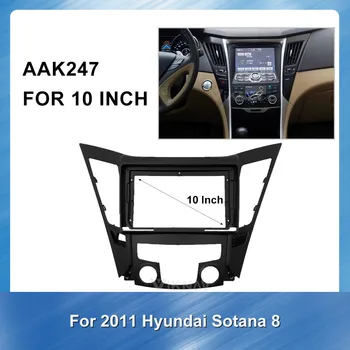 Autoraadio Sidekirmega Kohta HYUNDAI Sonata 8 2011 DVD raami Dash Mount Kit, Adapter Sisekujundus Näo Paneeli Raami Armatuurlaua 2 Din