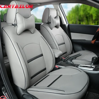 CARTAILOR auto istmed kaitsmega Lincoln MKX auto istmekate seada PU nahast istmekatted & toetab stiil sisustuselemendid