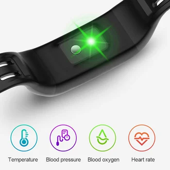CHYCET 2021 Smart Bänd Meeste ja Naiste Vaata Pedometer Puhkeoleku Südame Löögisageduse, vererõhu Monitor Bluetooth-ühildub IOS-i ja Android