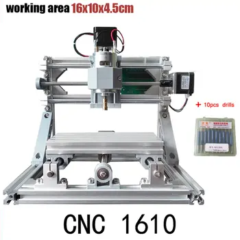CNC 1610 GRBL kontrolli Diy mini CNC masin,tööpiirkonna 16x10x4.5cm,3 Telg, Pcb freespink,Puit Router,cnc ruuteri ,v2.4