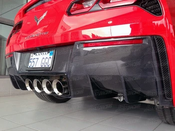 Corvette C7 RK Sport Style Carbon Fiber Tagumine Difuusor Jaoks Chevrolet Keha Osad