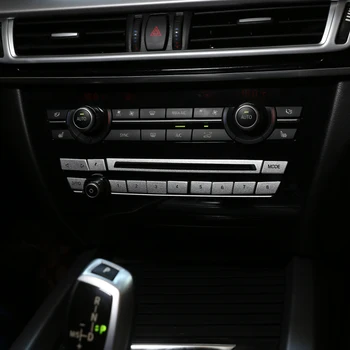 Eest-2018 BMW X5X6 F15 F16 Kesk-Control CD Kiire Digitaalse Nuppu Teenetemärgi Kleebis Roostevabast Terasest Interjööri Muutmine