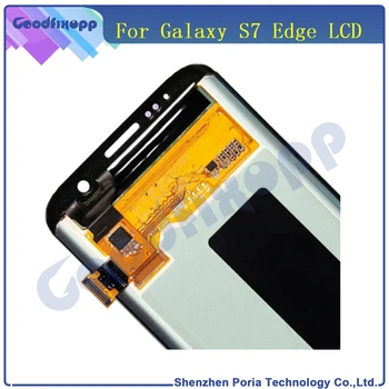 Ekraan s7 serva Samsung S7 Serv LCD Digitizer Assamblee G935 G935F Telefoni LCD Pantalla Galaxy S7 Serv Lcd Ekraan
