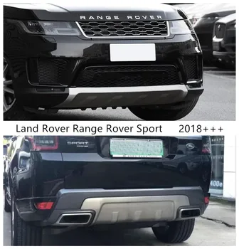 Esi-ja Tagumise Põrkeraua kaitseplaat Jaoks Land Rover Range Rover Sport 2018-2022 Protector Anti-mõju Roostevabast Terasest Tarvikud