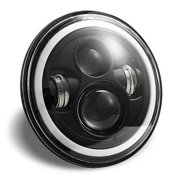Esitulede LED Moderniseerimiseks Auto Angel Eyes 7 tolline LED Vilkur Jaoks Jeep Nääkleja Land Rover Defender Harley Mootorratas