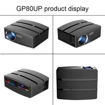 GP80U Projektor 1080P Filmi Projektor Toetab ARVUTI Sülearvuti USB Stick HDMI-Ühilduva Video Filmi Mängu