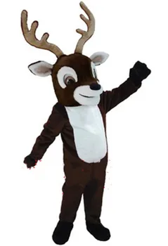 Halloween, Jõulud Deer Põder Karvased Maskott Cosplay Kostüüm Pool Kleit Varustus Riietus Karneval Täiskasvanud Unisex Fursuit
