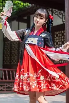 Hiina Hanfu Traditsiooniliste Kostüüm Naine Hiina Oriental Kleit Han Dünastia Naiste Kleit Pikk Varrukas Staadiumis täitmiseks Kostüüm