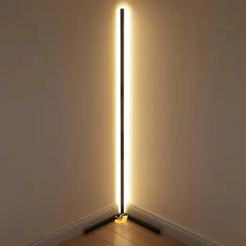 Kaasaegne LED-Põranda Lamp Minimalism Nurgas Põrandal Hele Coloful Magamistuba Lamp Atmosfääri Valgustus Klubi Kodu Deco Nurgas Seisab Lamp