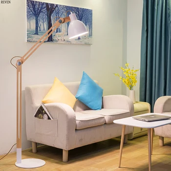 Kaasaegne Lihtne elutoast lamp põranda lamp kaasaegne minimalistlik magamistuba põranda lambi vertikaalne Põhjamaade loomemajanduse LED lambid