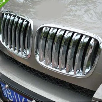 Kroomitud eesmine iluvõre vent auk raami sisekujundus kaas BMW X5 e70 2008-2012 2013