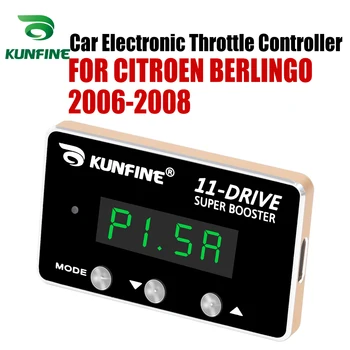 KUNFINE Auto Elektrooniline Seguklapp Töötleja Racing Kiirendi Tugev Booster CITROEN BERLINGO 2006-2008 Tuuning Osad