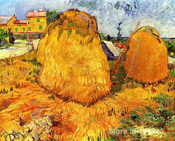 Kunstniku Vincent Van Gogh Haystacks Provence ' is tänapäeva maalid õli reprodutseerimine käsitöö Kõrge Kvaliteet