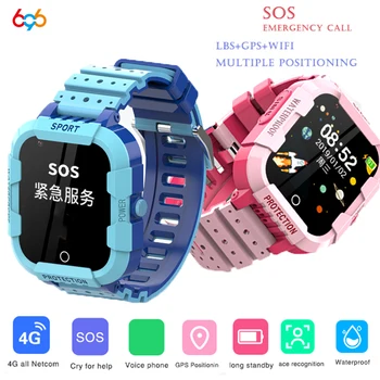 Lapsed Smart Watch 4G LTE HD Photo GPS SOS-SIM-Telefon Videokõne Veekindel Täielikult Puutetundlik Ekraan Laste Smartwatch IOS Android