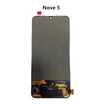 LCD Ekraan Huawei Nova 5 Telefon Klaas, Digitizer Ekraan Assamblee Asendamine Remont raamita