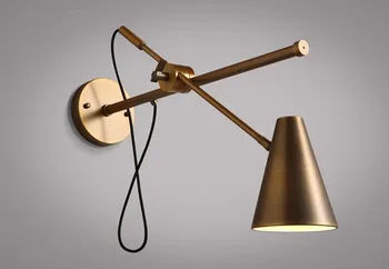 Loominguline Kaasaegne Disain Kuld Seina Lamp elutuba Läige Led-Steam-Punk Lampara De Viilutatud wandlamp