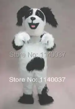 Maskott Valge & Must Lambakoer Maskott Kostüüm koer maskott kohandatud koomiksitegelast karnevali kostüüm kostüüm Kostüüm pool