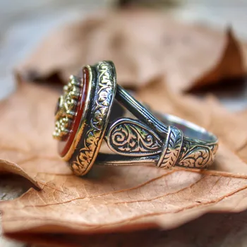 Mens Sõrmus 925 Sterling Silver Ring GemStone Pulm Mees Rõngad Meeste Ehted Sõrmused Meeste Rõngad on Naiste-Meeste Rõngad Meeste Ehted