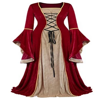 MMYQXI Renaissance Kleit Naiste Keskaja Renaissance Kleit Kostüümid Naistele Haldjas