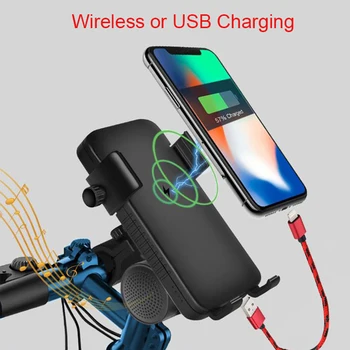 Mootorratas Jalgratas Mobiiltelefoni Omanik Wireless/USB-Laadija Bluetooth o Võimendi Stereo Kõlar Mp3 Taskulamp