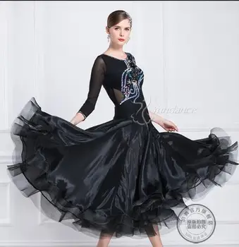 Must tantsusaal kleit naine tantsusaal kleidid, tants kohandada tantsusaal kleit konkurentsi lycra B-1874