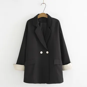 Naiste Põlvpüksid, Ametlik Lady Töö Jakid Solid Color Slim Ülikond Naiste Mantel Sügis Mood, naistest Kanda pluss suurus 4XL Overcoat